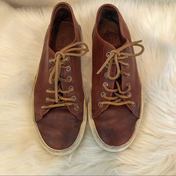 Frye Ludlow Leather Sneakers - Picture 2 of 7